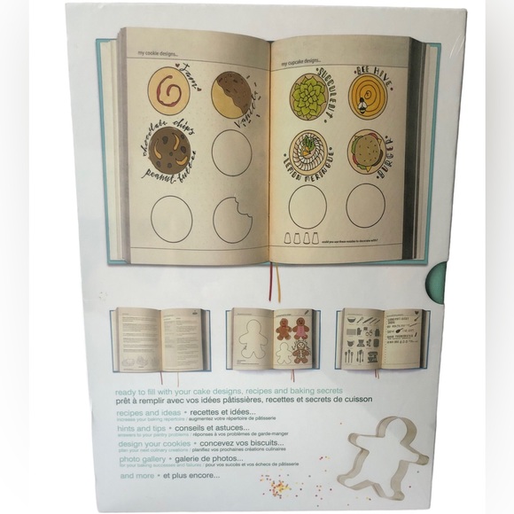 Baking Journal Notebook Blank Recipe Book For Baking & DIY Cookbook. Brand New - Picture 4 of 4